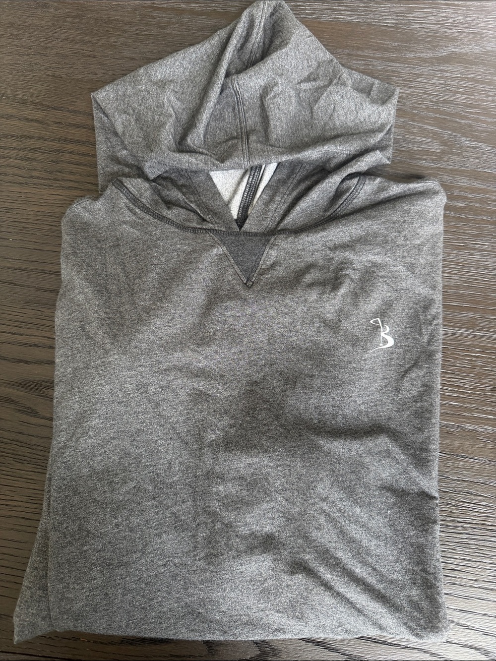Black Creek Club  Men's Gray Lightweight Hooded Pullover with Subtle Logo